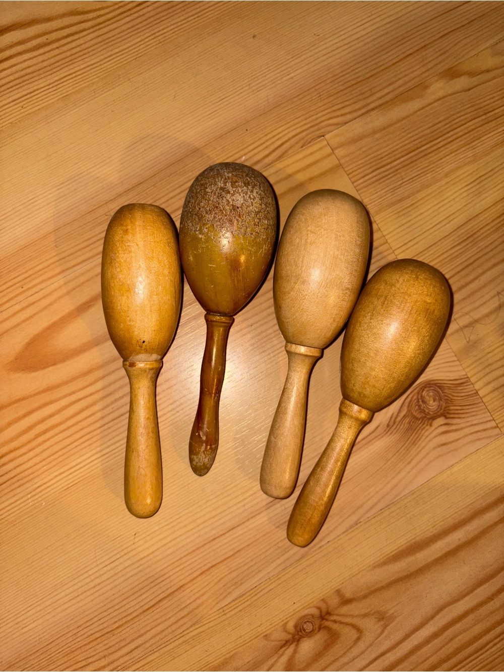 Vintage Wooden Darning Eggs - Craft Supply, Sewing Tool, Mending Tool